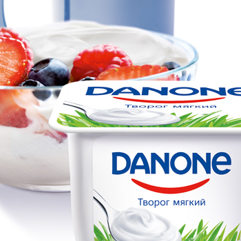 Дизайн стоппера завтрак с Danone