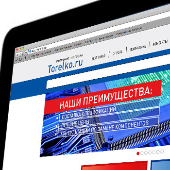 Создание сайта интернет-магазина Torelko.ru