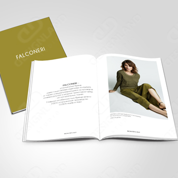 Дизайн и верстка каталога для Falconeri